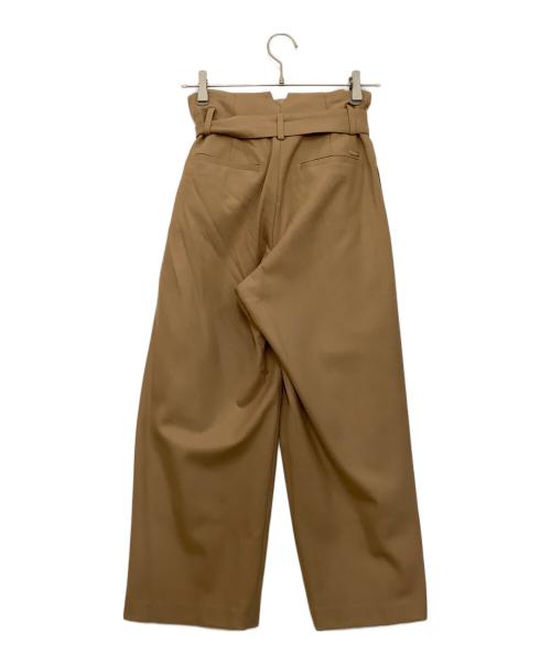 BLUE LABEL CRESTBRIDGE（ブルーレーベルクレストブリッジ）BLUE LABEL CRESTBRIDGE (ブルーレーベルクレストブリッジ) ノバチェックリボンベルトパンツ ブラウン サイズ:36の古着・服飾アイテム