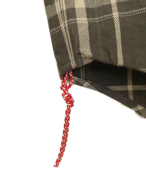 BEAMS JAPAN（ビームスジャパン）BEAMS JAPAN (ビームスジャパン) ベンチレーションネルチェックシャツ ブラン×モカ サイズ:Sの古着・服飾アイテム