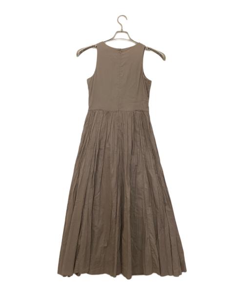 MARIHA（マリハ）MARIHA (マリハ) ノースリーブワンピース ブラウン サイズ:38の古着・服飾アイテム