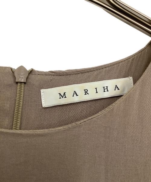 MARIHA（マリハ）MARIHA (マリハ) ノースリーブワンピース ブラウン サイズ:38の古着・服飾アイテム