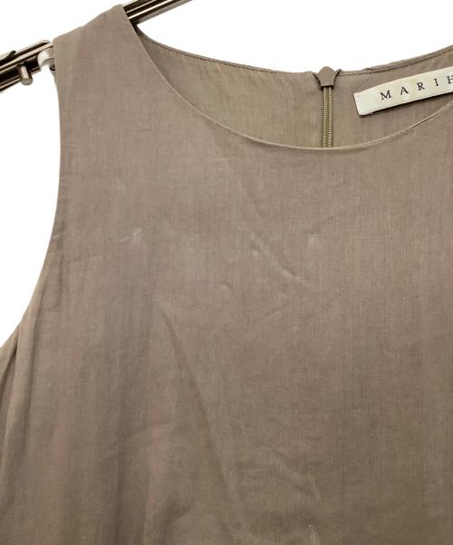 MARIHA（マリハ）MARIHA (マリハ) ノースリーブワンピース ブラウン サイズ:38の古着・服飾アイテム