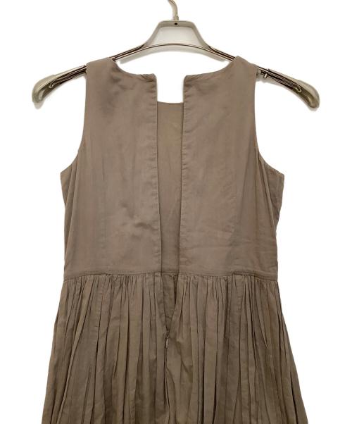 MARIHA（マリハ）MARIHA (マリハ) ノースリーブワンピース ブラウン サイズ:38の古着・服飾アイテム