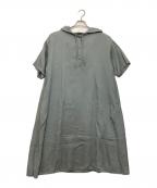 mizuiro-indミズイロインド）の古着「フード付ワンピース」｜ブルー