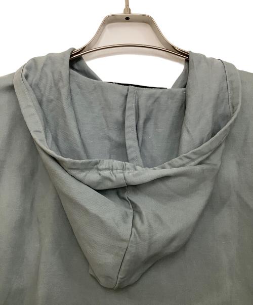 mizuiro-ind（ミズイロインド）mizuiro-ind (ミズイロインド) フード付ワンピース ブルー サイズ:-の古着・服飾アイテム