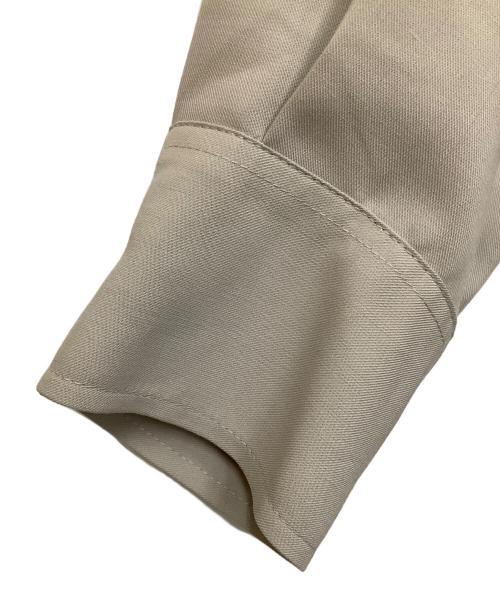 mizuiro-ind（ミズイロインド）mizuiro-ind (ミズイロインド) バンドカラーシャツワンピース ベージュ サイズ:-の古着・服飾アイテム