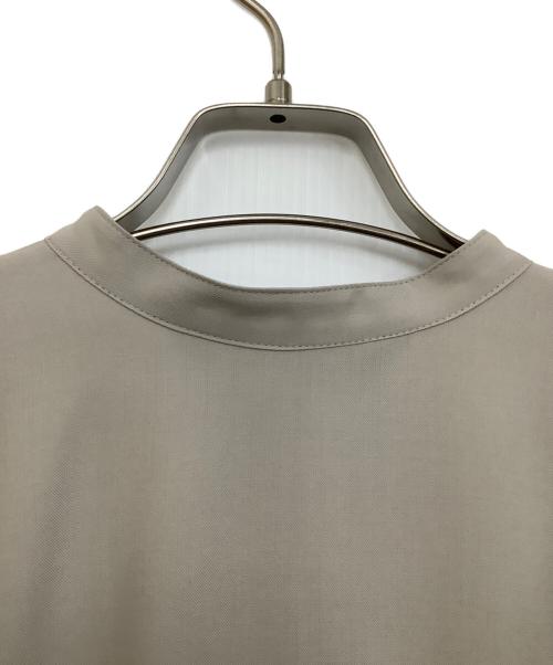 mizuiro-ind（ミズイロインド）mizuiro-ind (ミズイロインド) バンドカラーシャツワンピース ベージュ サイズ:-の古着・服飾アイテム