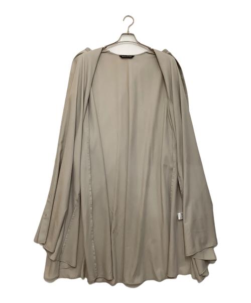 mizuiro-ind（ミズイロインド）mizuiro-ind (ミズイロインド) バンドカラーシャツワンピース ベージュ サイズ:-の古着・服飾アイテム