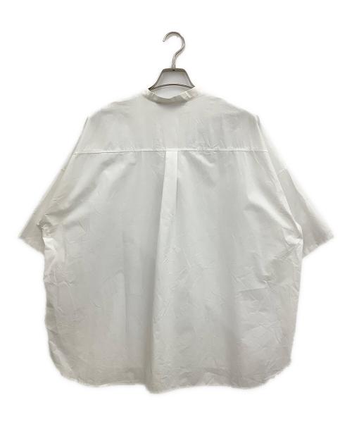 mizuiro-ind（ミズイロインド）mizuiro-ind (ミズイロインド) バンドカラーシャツ ホワイト サイズ:−の古着・服飾アイテム