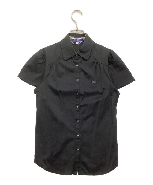 BURBERRY BLUE LABEL（バーバリーロンドンブルーレーベル）BURBERRY BLUE LABEL (バーバリーブルーレーベル) シャツ ブラック サイズ:38の古着・服飾アイテム