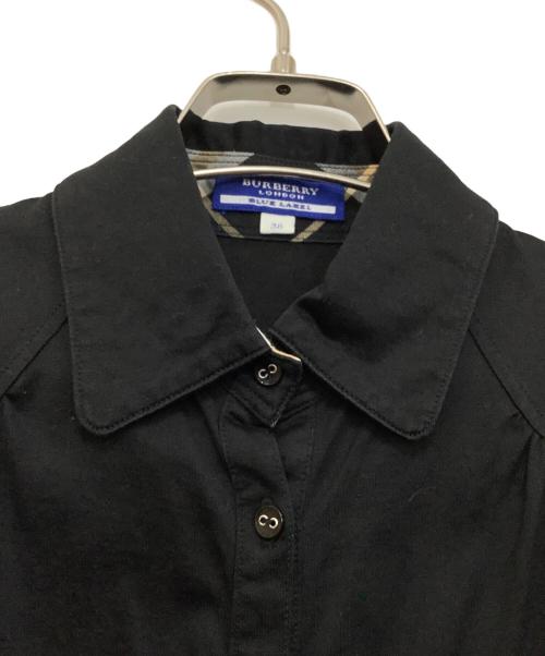 BURBERRY BLUE LABEL（バーバリーロンドンブルーレーベル）BURBERRY BLUE LABEL (バーバリーブルーレーベル) シャツ ブラック サイズ:38の古着・服飾アイテム