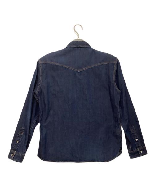 BLACK LABEL CRESTBRIDGE（ブラックレーベル クレストブリッジ）BLACK LABEL CRESTBRIDGE (ブラックレーベル クレストブリッジ) デニムウエスタンシャツ ネイビー サイズ:3の古着・服飾アイテム