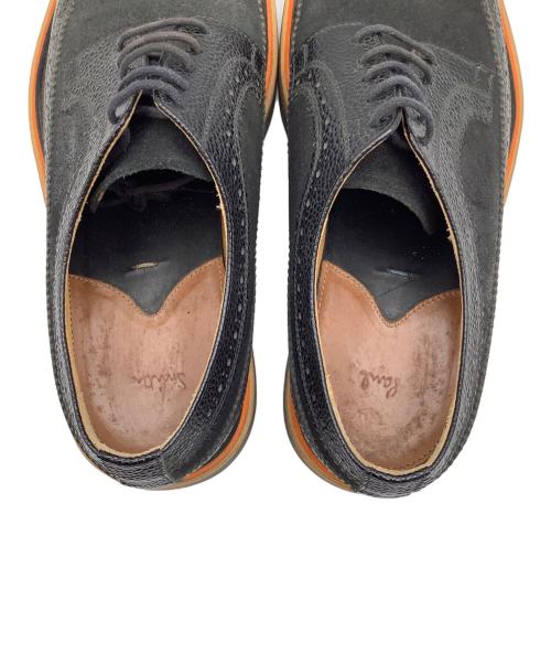 PAUL SMITH（ポールスミス）PAUL SMITH (ポールスミス) ウィングチップシューズ ブラック サイズ:41の古着・服飾アイテム