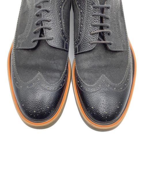 PAUL SMITH（ポールスミス）PAUL SMITH (ポールスミス) ウィングチップシューズ ブラック サイズ:41の古着・服飾アイテム