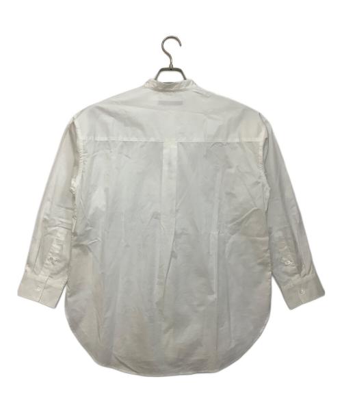 FRAMeWORK（フレームワーク）FRAMeWORK (フレームワーク) バンドカラーシャツ ホワイト サイズ:Fの古着・服飾アイテム