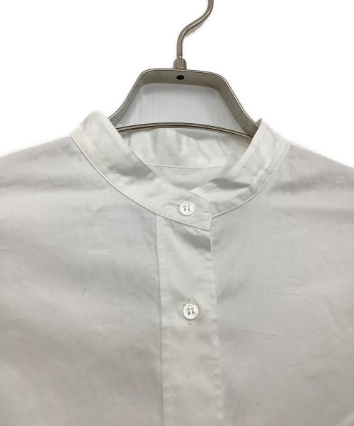 FRAMeWORK（フレームワーク）FRAMeWORK (フレームワーク) バンドカラーシャツ ホワイト サイズ:Fの古着・服飾アイテム