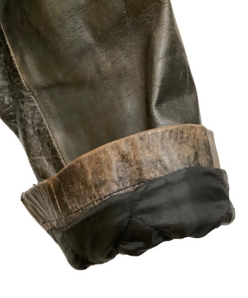 GAP（ギャップ）GAP (ギャップ) カウレザートラッカージャケット ブラック サイズ:Mの古着・服飾アイテム