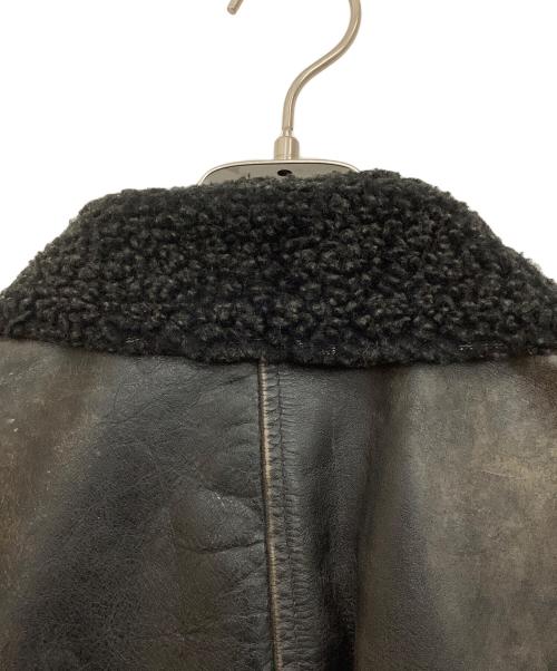 GAP（ギャップ）GAP (ギャップ) カウレザートラッカージャケット ブラック サイズ:Mの古着・服飾アイテム