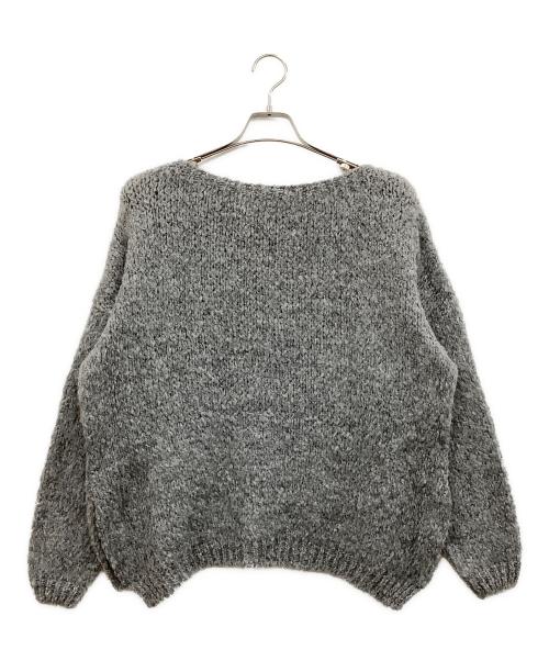 TRICOTS JEAN MARC（トリコットジーンマルク）TRICOTS JEAN MARC (トリコットジーンマルク) モヘアクルーネックニット グレー サイズ:Fの古着・服飾アイテム