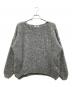TRICOTS JEAN MARC（トリコットジーンマルク）の古着「モヘアクルーネックニット」｜グレー