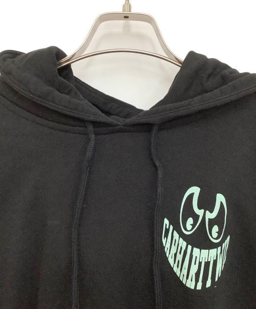 Carhartt WIP（カーハートダブリューアイピー）Carhartt WIP (カーハート ワークインプログレス) HOODED GRIN SWEAT ブラック サイズ:Lの古着・服飾アイテム