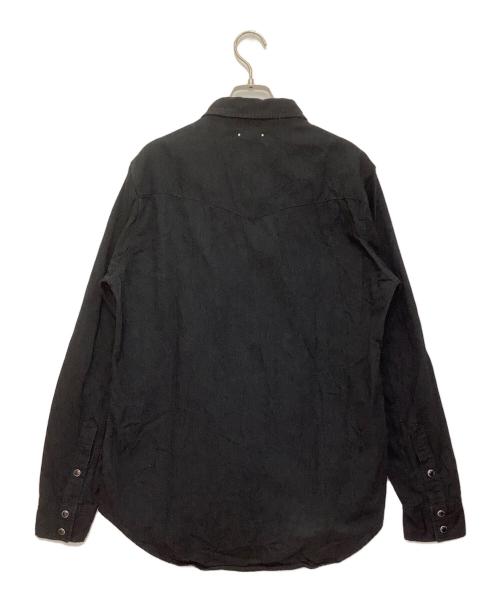 MINEDENIM（マインデニム）MINEDENIM (マインデニム) ウエスタンシャツ ブラック サイズ:3の古着・服飾アイテム