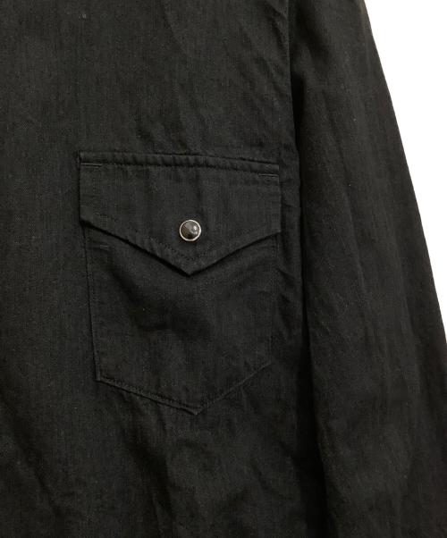 MINEDENIM（マインデニム）MINEDENIM (マインデニム) ウエスタンシャツ ブラック サイズ:3の古着・服飾アイテム