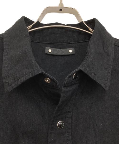 MINEDENIM（マインデニム）MINEDENIM (マインデニム) ウエスタンシャツ ブラック サイズ:3の古着・服飾アイテム