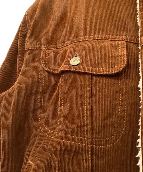 LEE（リー）LEE (リー) ボアストームライダージャケット ブラウン サイズ:Lの古着・服飾アイテム
