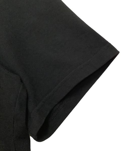 AMI Alexandre Mattiussi（アミアレクサンドルマテュッシ）AMI Alexandre Mattiussi (アミアレクサンドルマテュッシ) ロゴ刺繍 クルーネック Tシャツ ブラック サイズ:-の古着・服飾アイテム