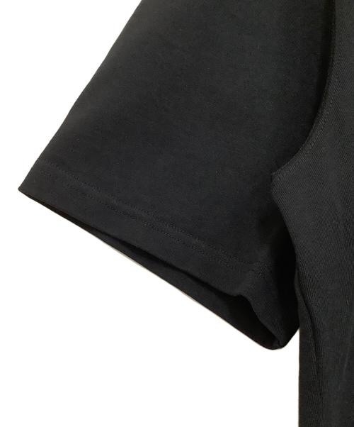 AMI Alexandre Mattiussi（アミアレクサンドルマテュッシ）AMI Alexandre Mattiussi (アミアレクサンドルマテュッシ) ロゴ刺繍 クルーネック Tシャツ ブラック サイズ:-の古着・服飾アイテム