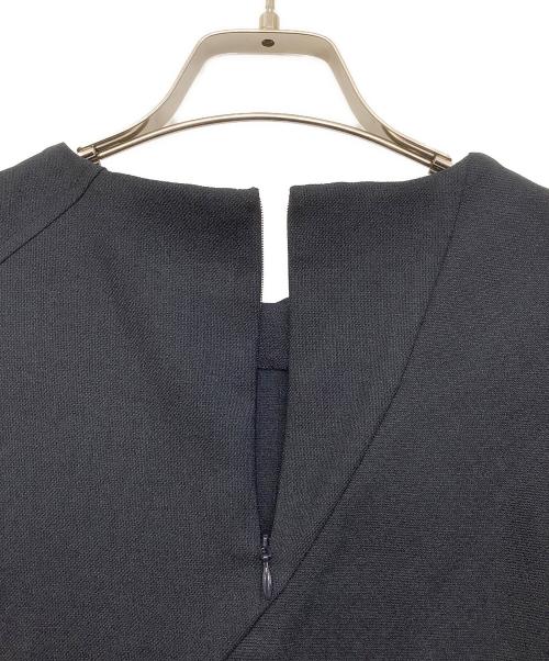 UNITED TOKYO（ユナイテッドトーキョー）UNITED TOKYO (ユナイテッドトーキョー) スネイルシェイプリネンライクブラウス ネイビー サイズ:FREEの古着・服飾アイテム