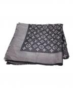 LOUIS VUITTONルイ ヴィトン）の古着「モノグラムストール」｜ブラック