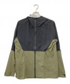 SALOMONサロモン）の古着「ライトシェルジャケット」｜ブラック×オリーブ