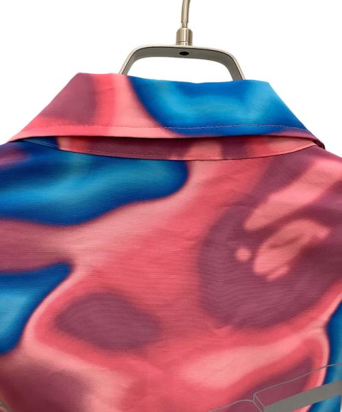 A BATHING APE（ア ベイシング エイプ）A BATHING APE (ア ベイシング エイプ) LIQUID CAMO BAPE STA COACH JACKET ピンク×ブルー サイズ:XLの古着・服飾アイテム