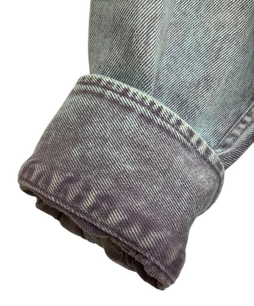 A BATHING APE（ア ベイシング エイプ）A BATHING APE (ア ベイシング エイプ) ACID WASH WORK SHIRT インディゴ サイズ:XLの古着・服飾アイテム