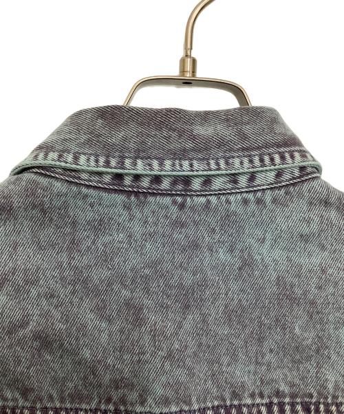 A BATHING APE（ア ベイシング エイプ）A BATHING APE (ア ベイシング エイプ) ACID WASH WORK SHIRT インディゴ サイズ:XLの古着・服飾アイテム