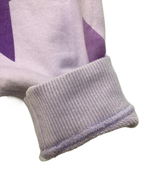 A BATHING APE（ア ベイシング エイプ）A BATHING APE (ア ベイシング エイプ) STA PATTEN OVERSIZED CREWNECK パープル サイズ:Mの古着・服飾アイテム