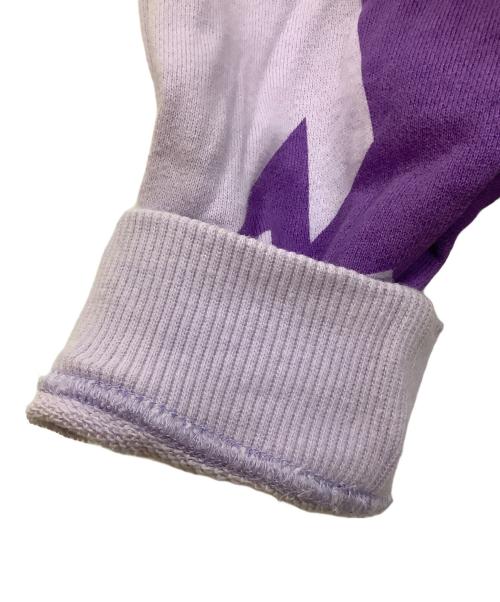 A BATHING APE（ア ベイシング エイプ）A BATHING APE (ア ベイシング エイプ) STA PATTEN OVERSIZED CREWNECK パープル サイズ:Mの古着・服飾アイテム