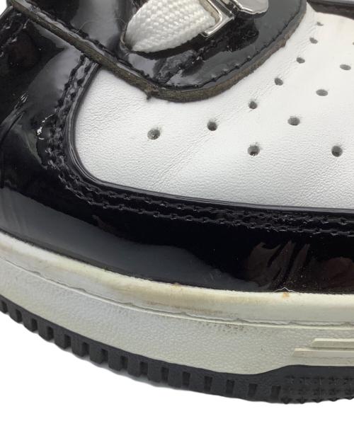 A BATHING APE（ア ベイシング エイプ）A BATHING APE (ア ベイシング エイプ) スニーカー ホワイト×ブラック サイズ:25の古着・服飾アイテム