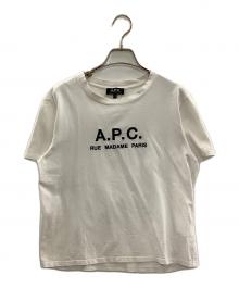A.P.C.（アーペーセー）の古着「刺繍ロゴTシャツ」｜ホワイト