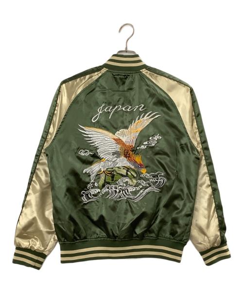 一心如鏡（イッシンニョキョウ）一心如鏡 (イッシンニョキョウ) スカジャン グリーン サイズ:Mの古着・服飾アイテム