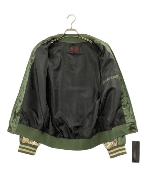 一心如鏡（イッシンニョキョウ）一心如鏡 (イッシンニョキョウ) スカジャン グリーン サイズ:Mの古着・服飾アイテム