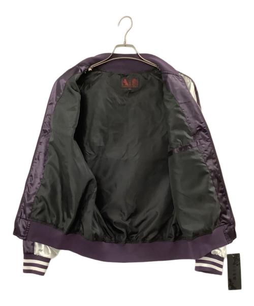 一心如鏡（イッシンニョキョウ）一心如鏡 (イッシンニョキョウ) スカジャン パープル サイズ:Mの古着・服飾アイテム