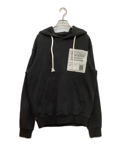 Maison Margiela（メゾンマルジェラ）Maison Margiela (メゾンマルジェラ) プルオーバーパーカー ブラック サイズ:44の古着・服飾アイテム