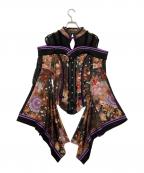 OZZONESTEオッズオネスト）の古着「ボレロ」｜ブラック×パープル