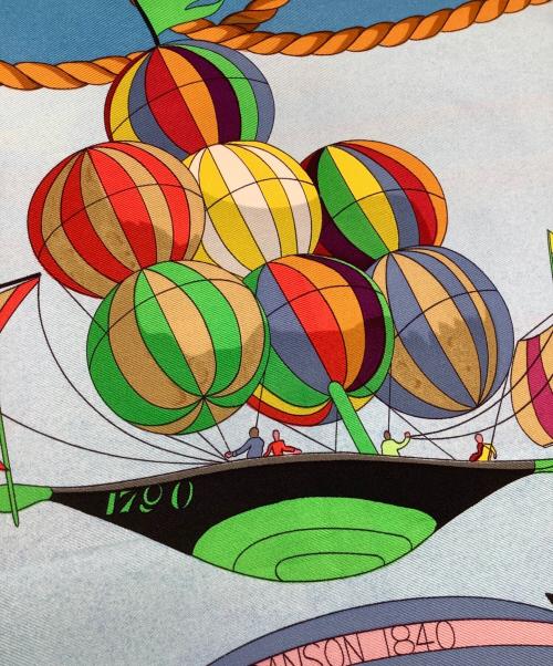 HERMES（エルメス）HERMES (エルメス) スカーフ ブルー サイズ:−の古着・服飾アイテム