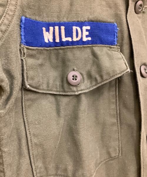 US ARMY（ユーエスアーミー）US ARMY (ユーエスアーミー) 60'sファティーグシャツ オリーブ サイズ:-の古着・服飾アイテム