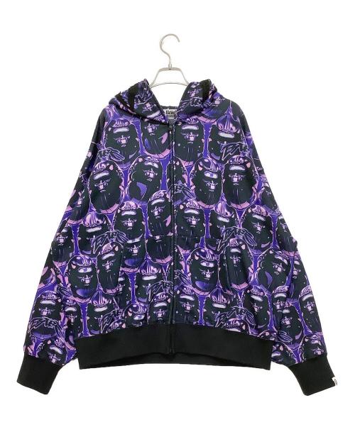 A BATHING APE（ア ベイシング エイプ）A BATHING APE (ア ベイシング エイプ) ジップパーカー ピンク サイズ:XLの古着・服飾アイテム