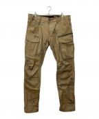 G-STAR RAWジースターロゥ）の古着「Rovic Zip 3D Regular Tapered Pant」｜ベージュ