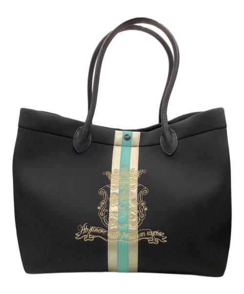 A.D.M.J.（エーディーエムジェイ）A.D.M.J. (エーディーエムジェイ) センターリボントート ブラック サイズ:−の古着・服飾アイテム